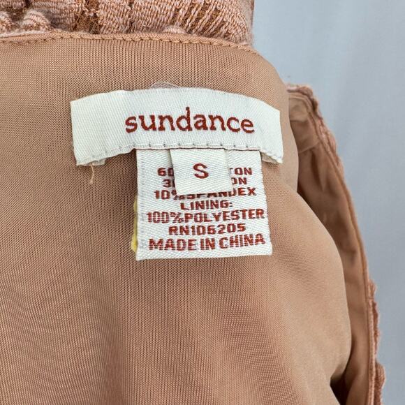 Sundance Women's Grace In Lace Midi Dress Small Orange Romantic Boho - Picture 4 of 14